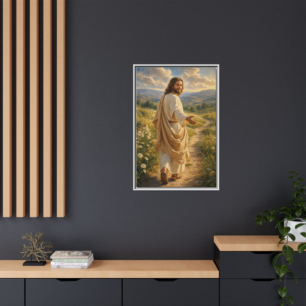 The Good Shepherd – Framed Canvas