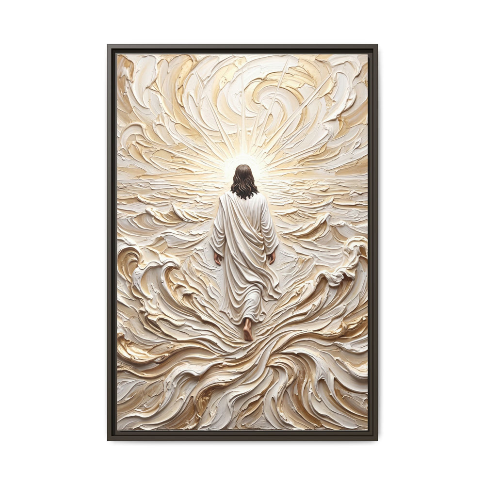 Surrendered in Prayer – Framed Canvas