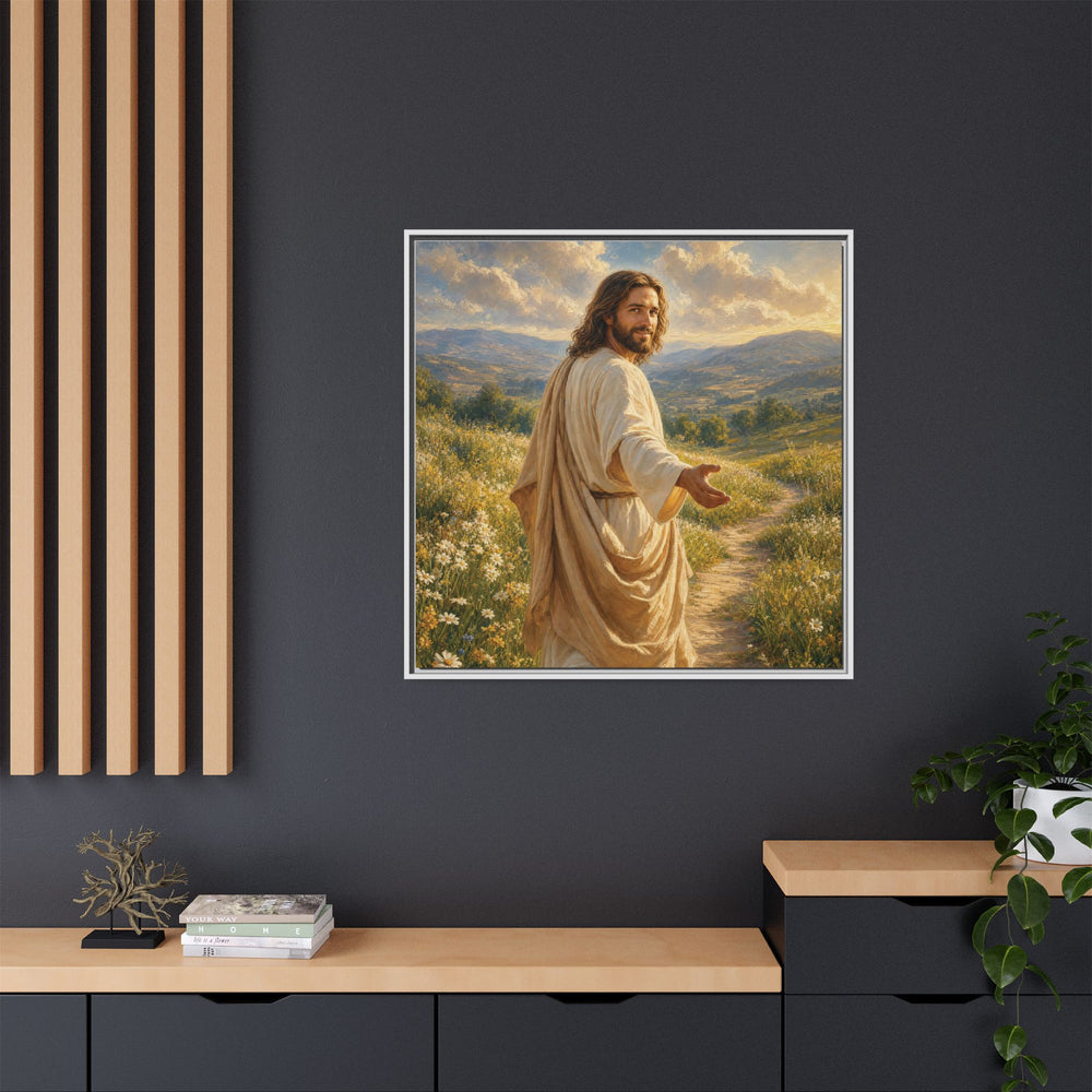 The Good Shepherd – Framed Canvas