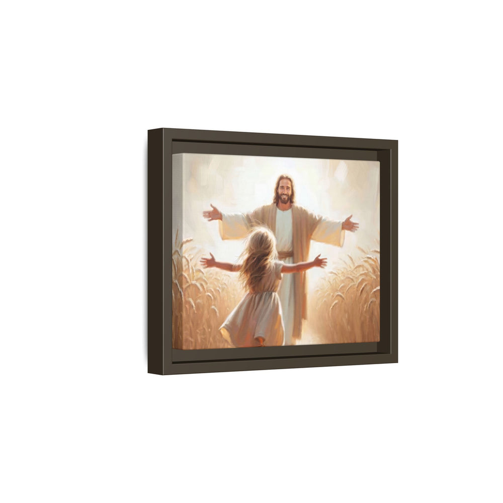 With Open Arms – Framed Canvas