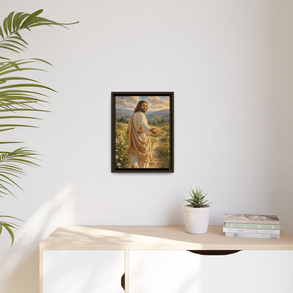 The Good Shepherd – Framed Canvas