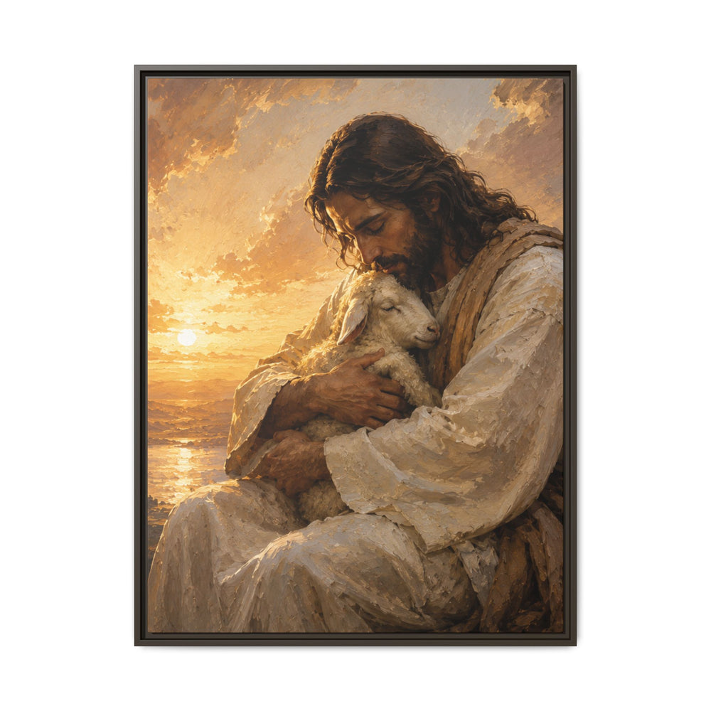 Comfort in His Presence – Framed Canvas