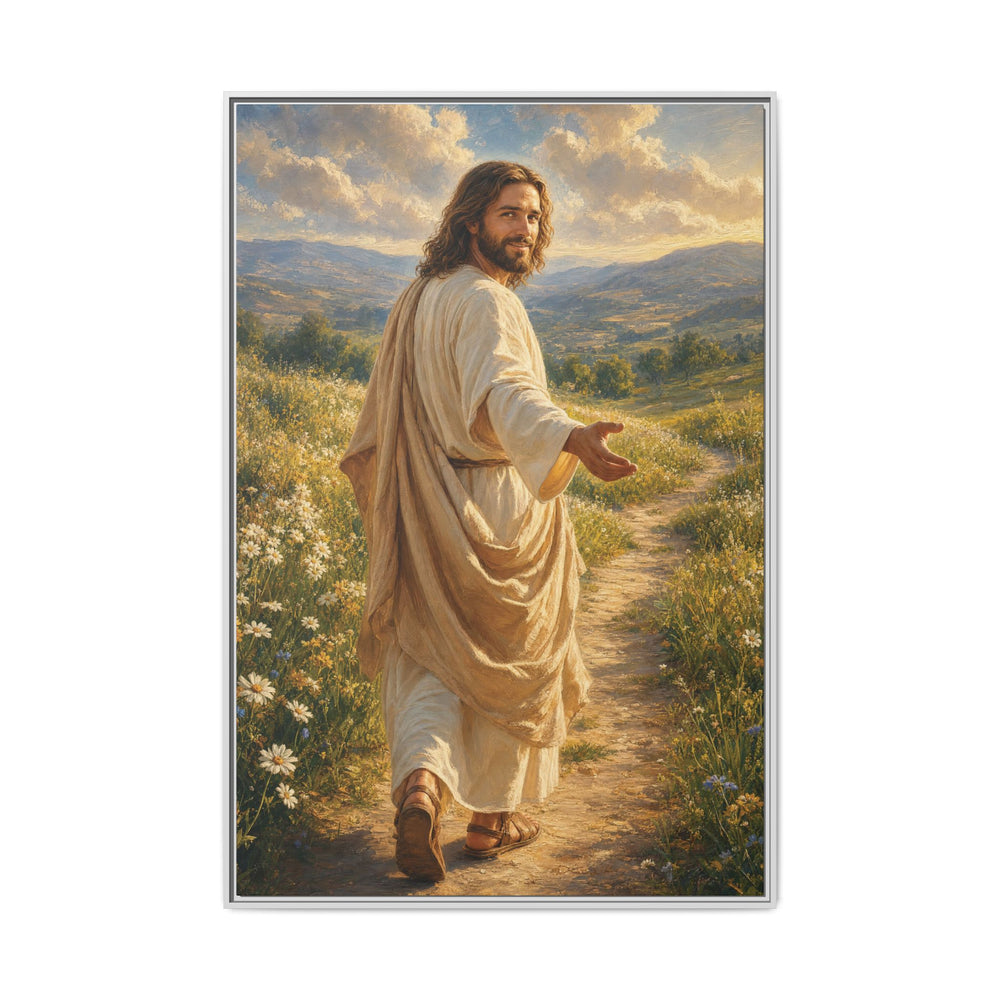 The Good Shepherd – Framed Canvas