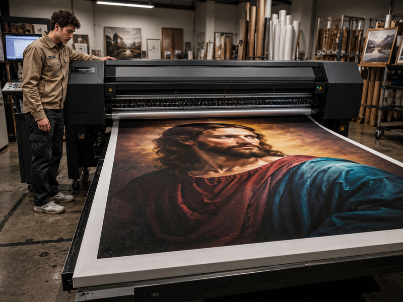 Hand-Stretching the Canvas