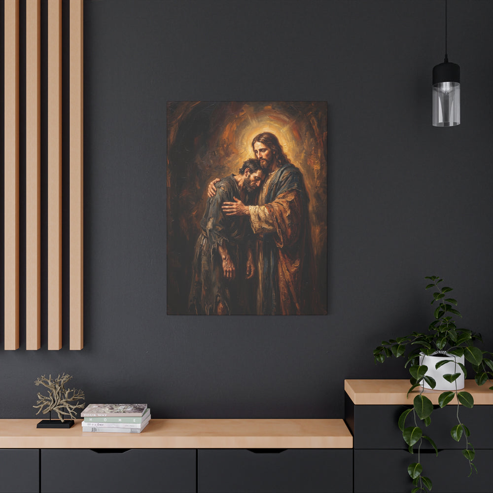 The Embrace of Christ – Canvas