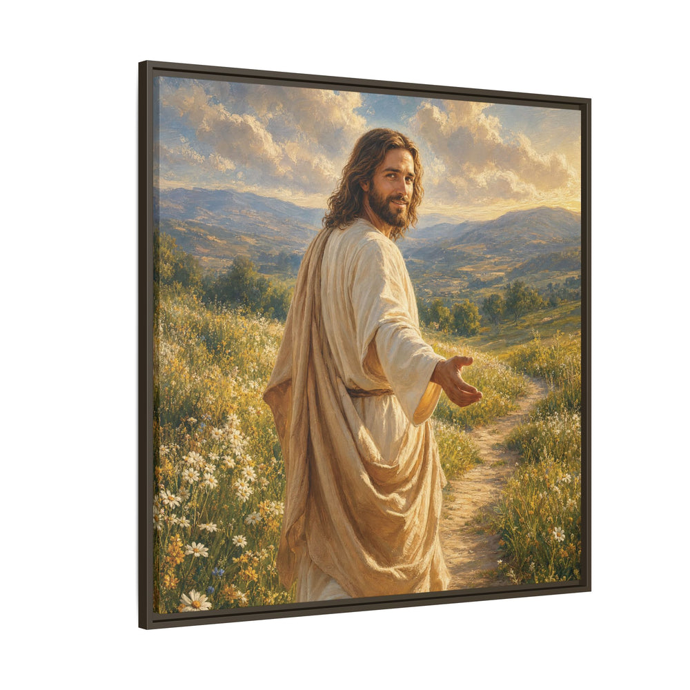 The Good Shepherd – Framed Canvas