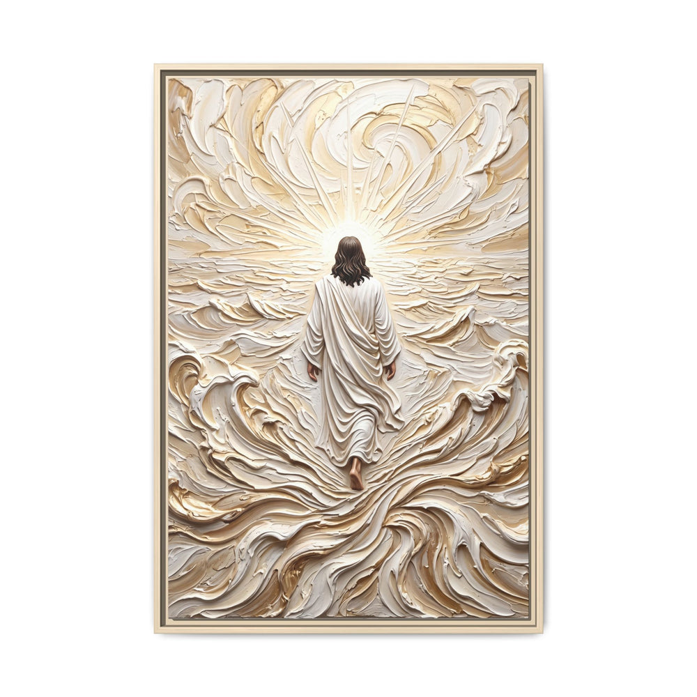 Surrendered in Prayer – Framed Canvas
