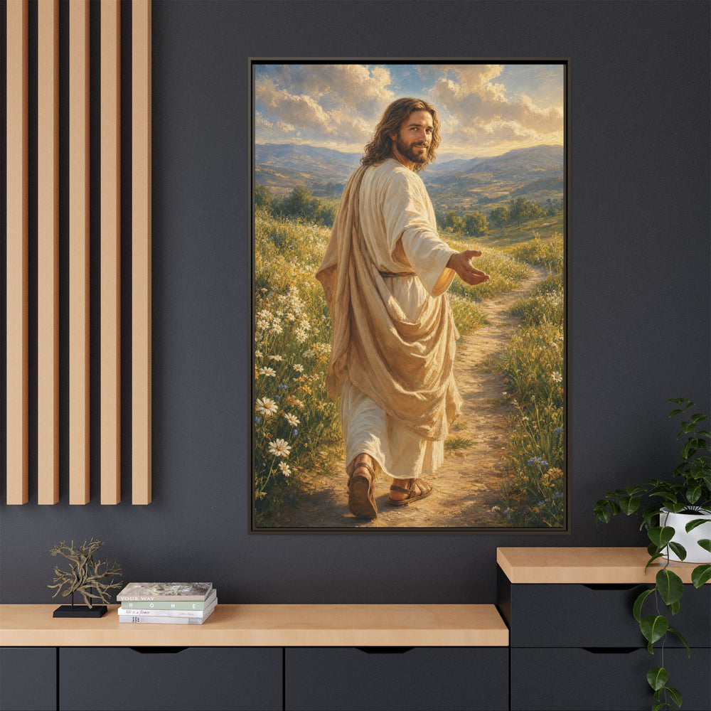 The Good Shepherd – Framed Canvas