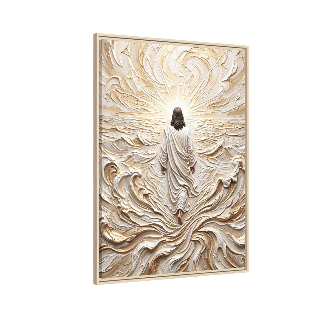 Surrendered in Prayer – Framed Canvas