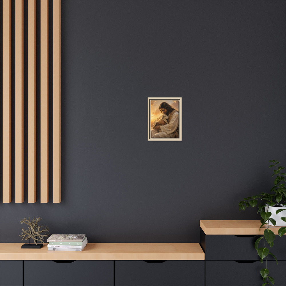 Comfort in His Presence – Framed Canvas