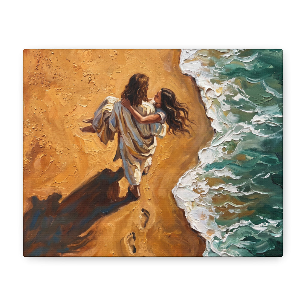 Carried in His Arms – Canvas