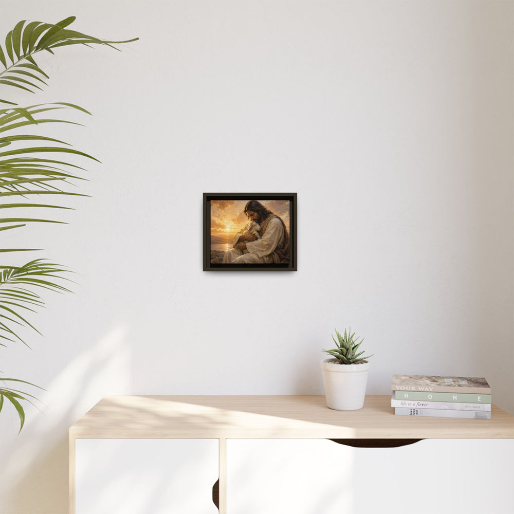 Comfort in His Presence – Framed Canvas