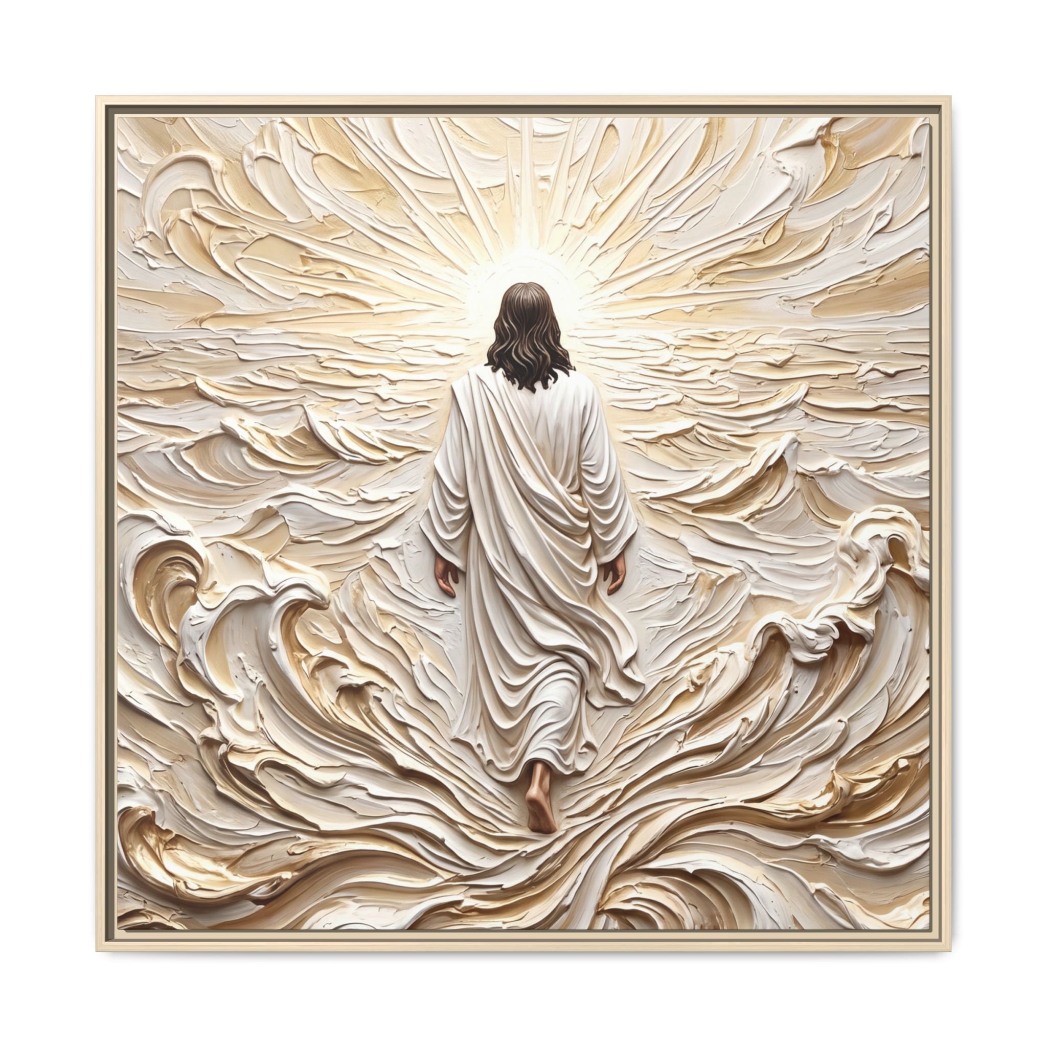 Surrendered in Prayer – Framed Canvas