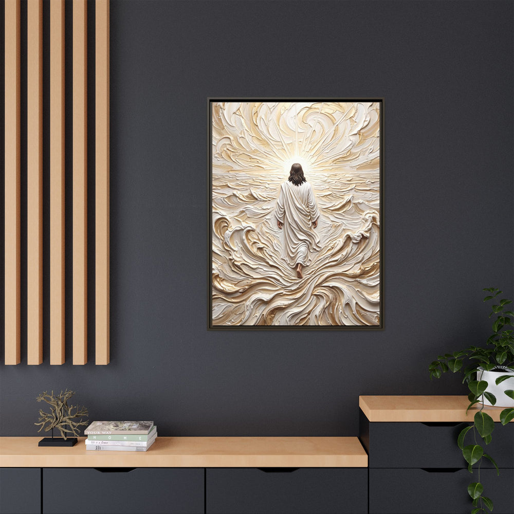 Surrendered in Prayer – Framed Canvas