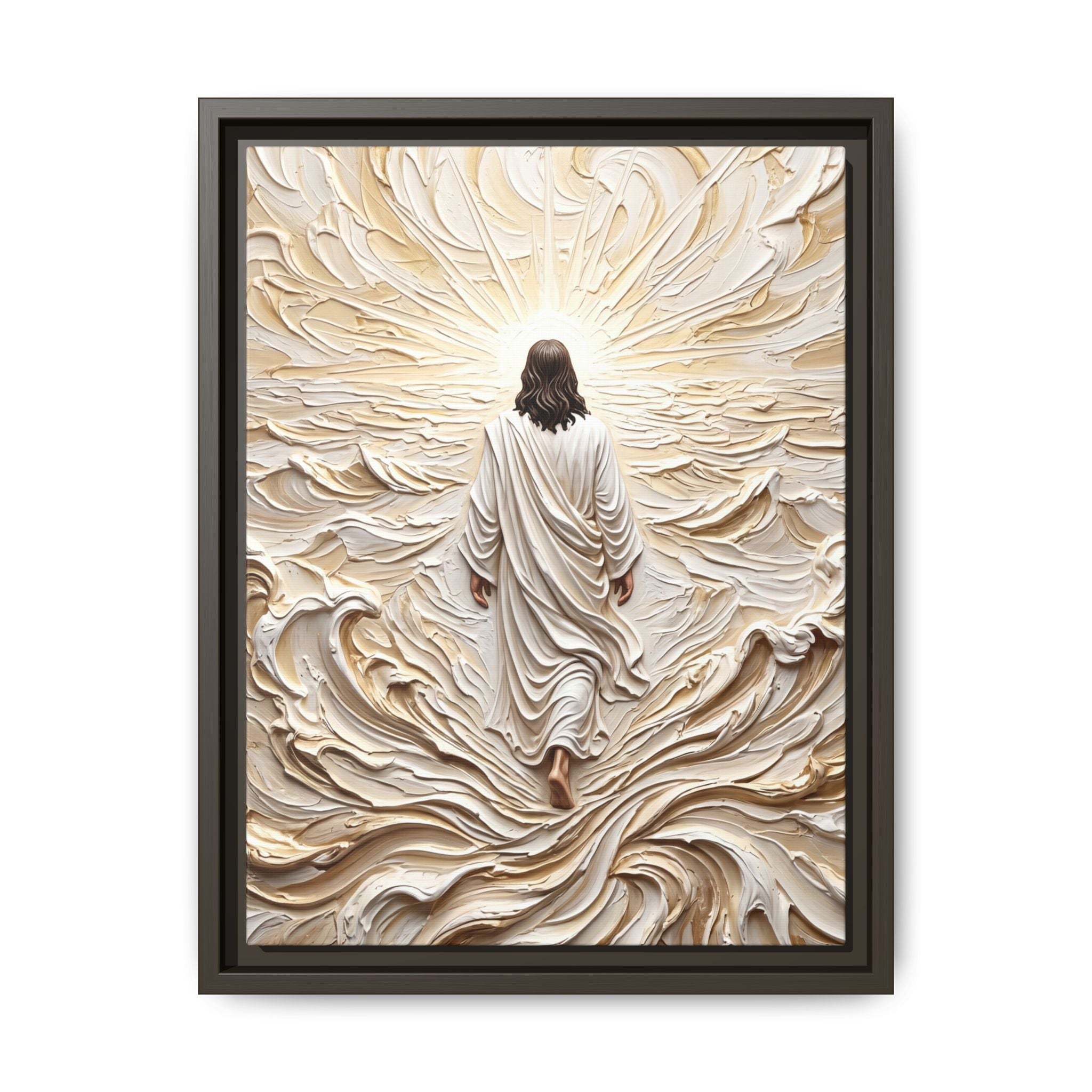 Surrendered in Prayer – Framed Canvas