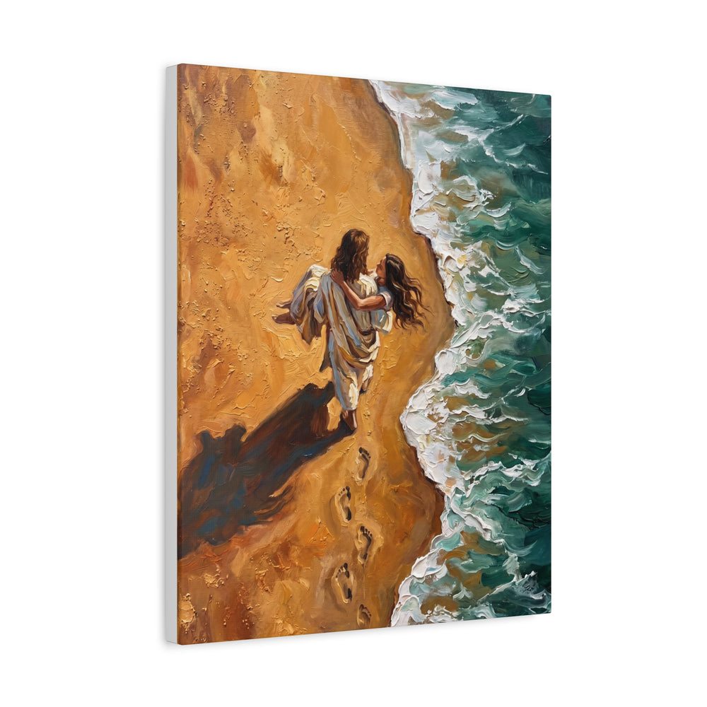 Carried in His Arms – Canvas