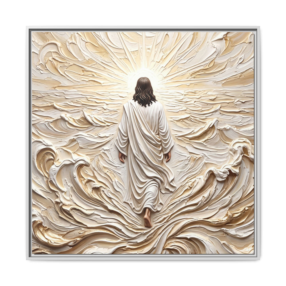Surrendered in Prayer – Framed Canvas