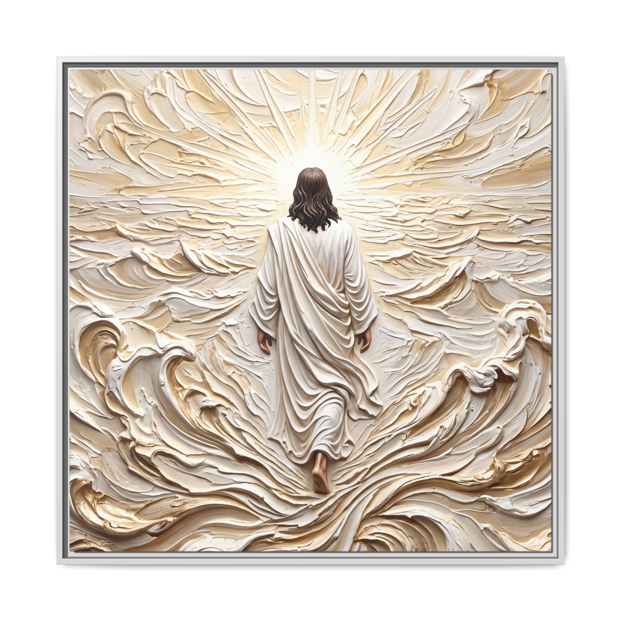 Surrendered in Prayer – Framed Canvas
