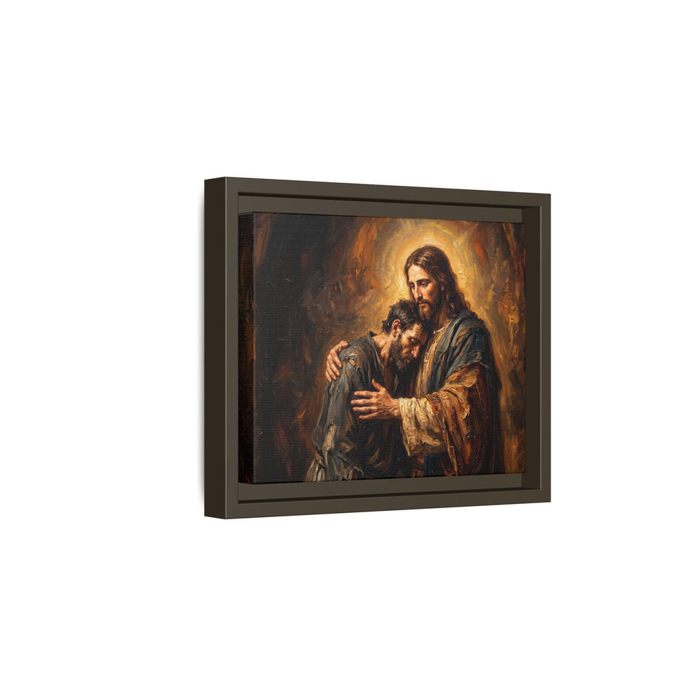 The Embrace of Christ – Framed Canvas