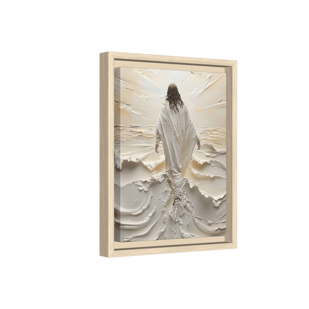 Christ Upon the Waves – Framed Canvas