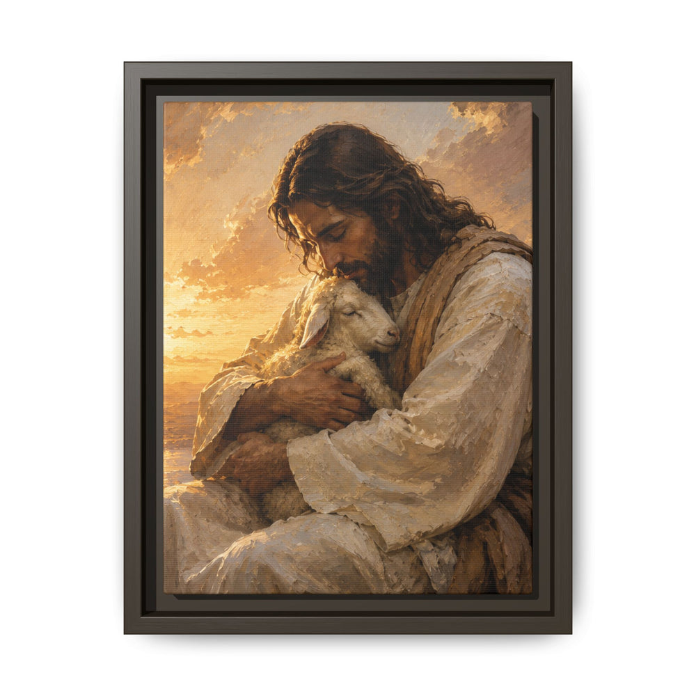Comfort in His Presence – Framed Canvas