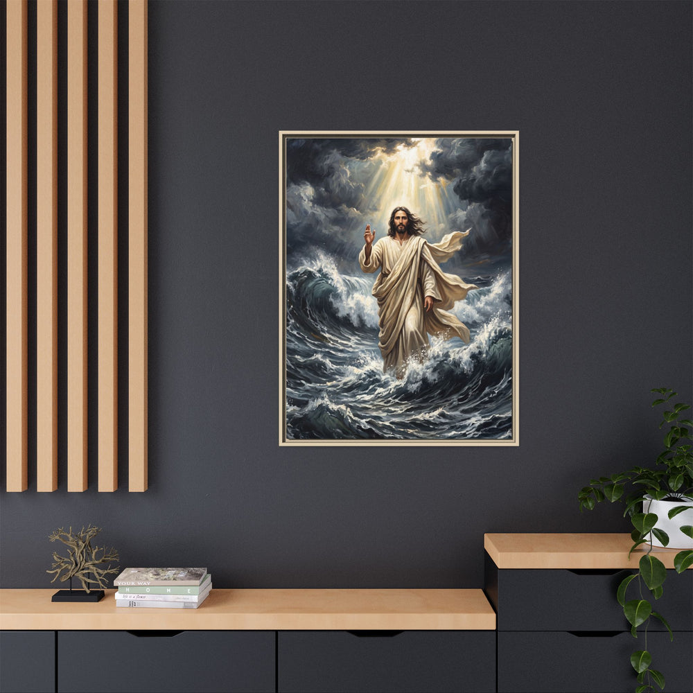 Master of the Storm – Framed Canvas