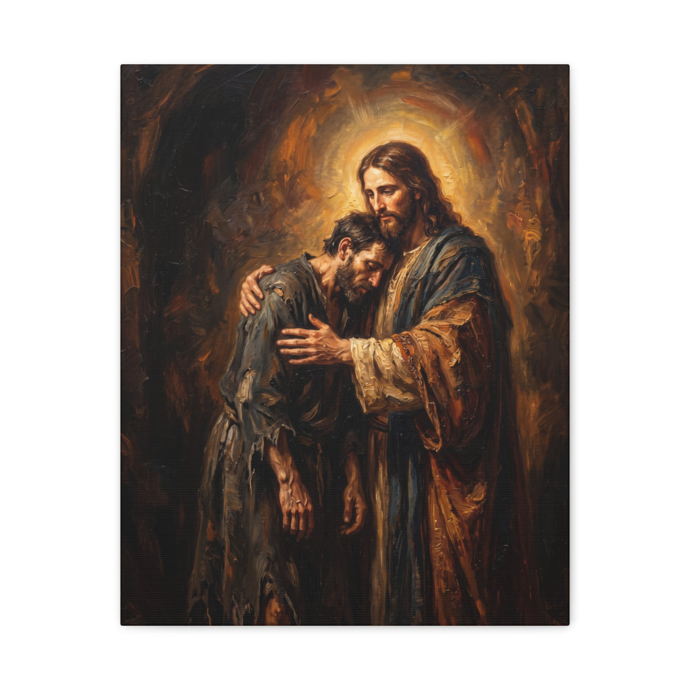 The Embrace of Christ – Canvas