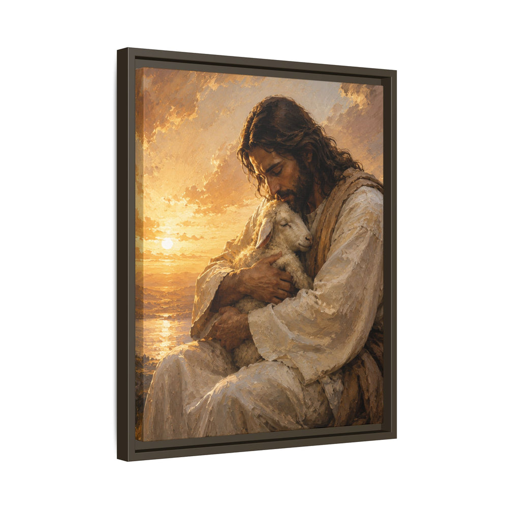 Comfort in His Presence – Framed Canvas