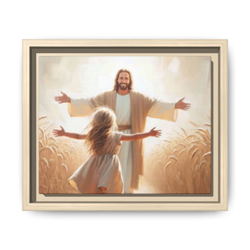 With Open Arms – Framed Canvas