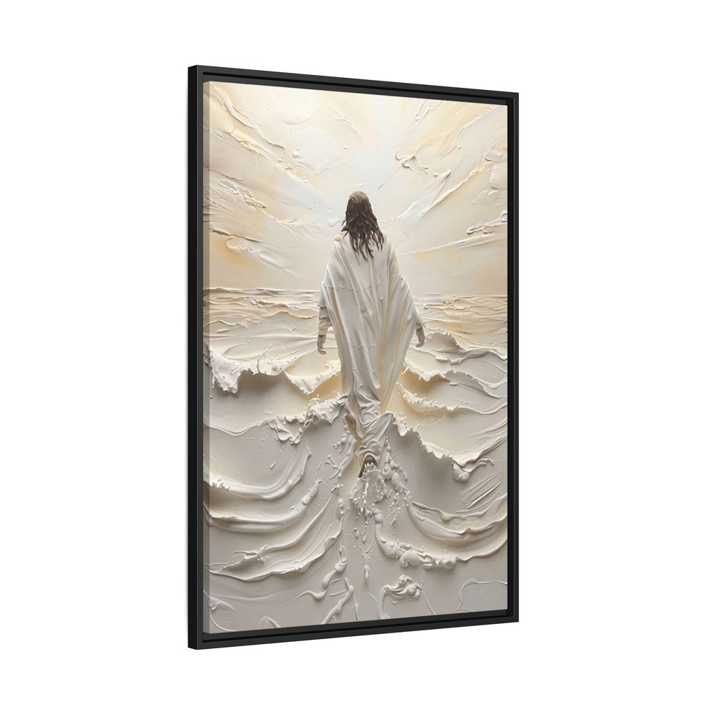 Christ Upon the Waves – Framed Canvas