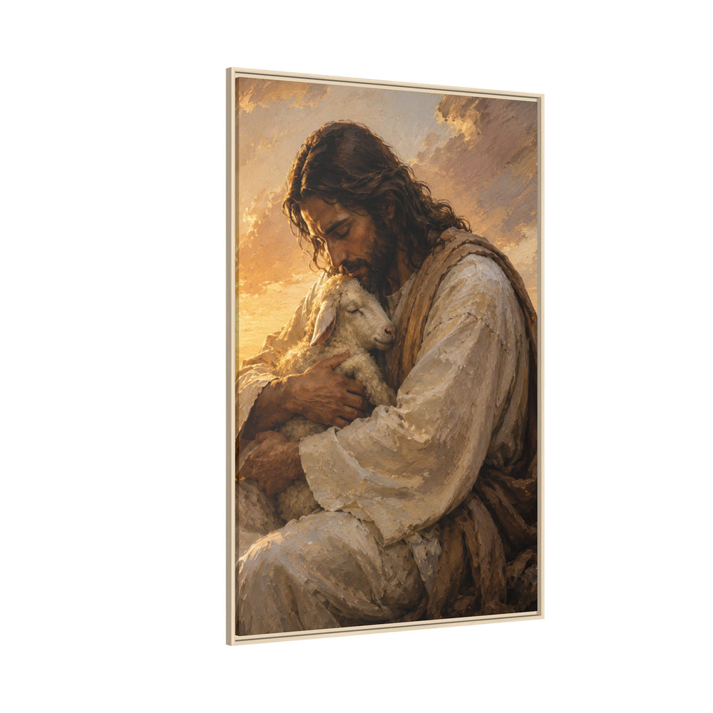 Comfort in His Presence – Framed Canvas