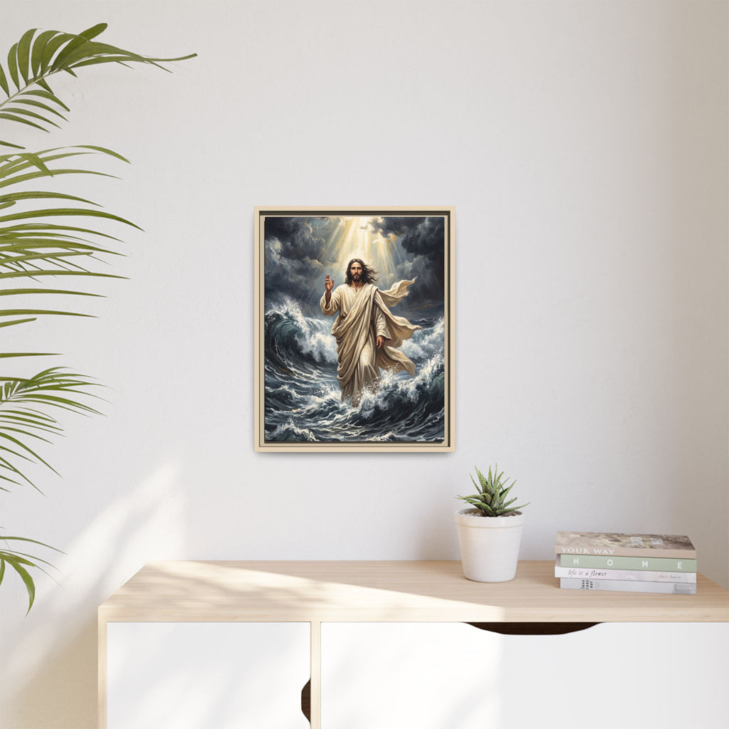 Master of the Storm – Framed Canvas