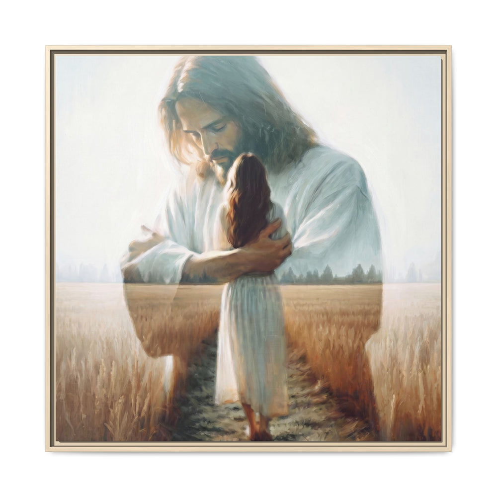 Peace, Be Still – Framed Canvas