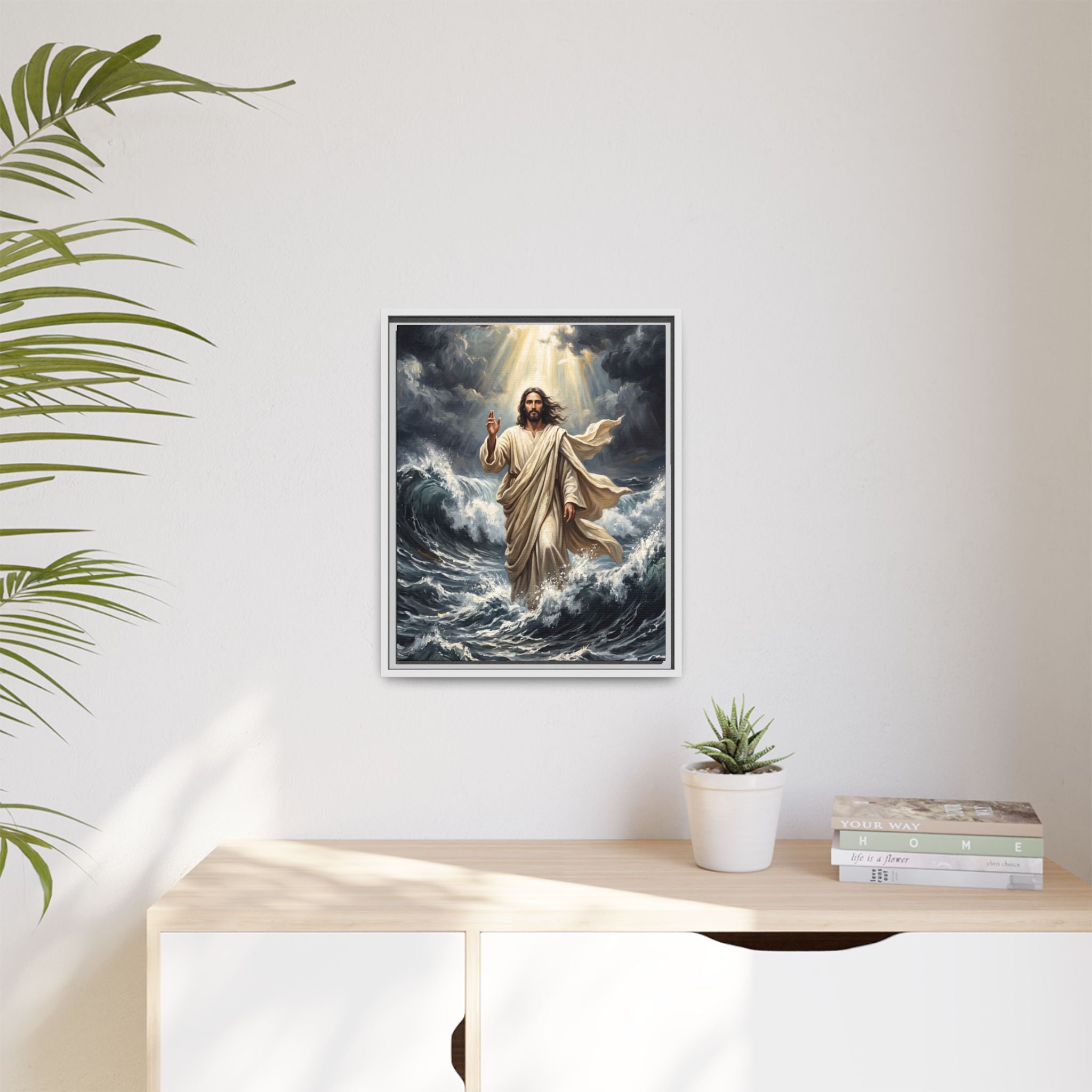 Master of the Storm – Framed Canvas