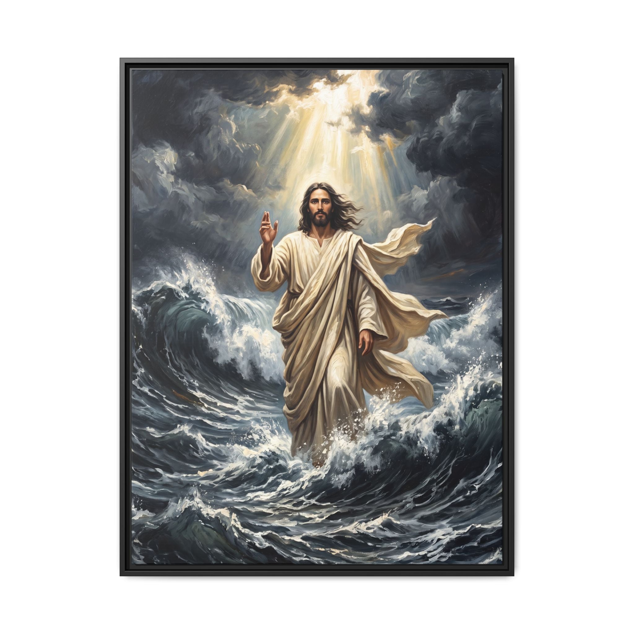 Master of the Storm – Framed Canvas