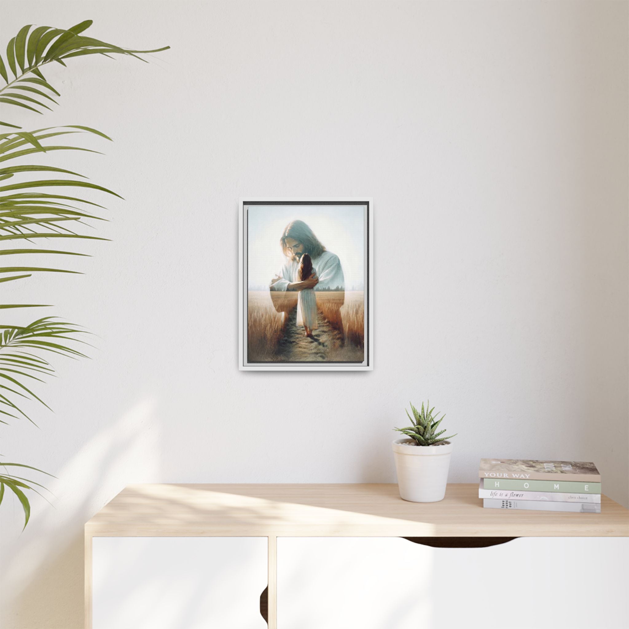 Peace, Be Still – Framed Canvas