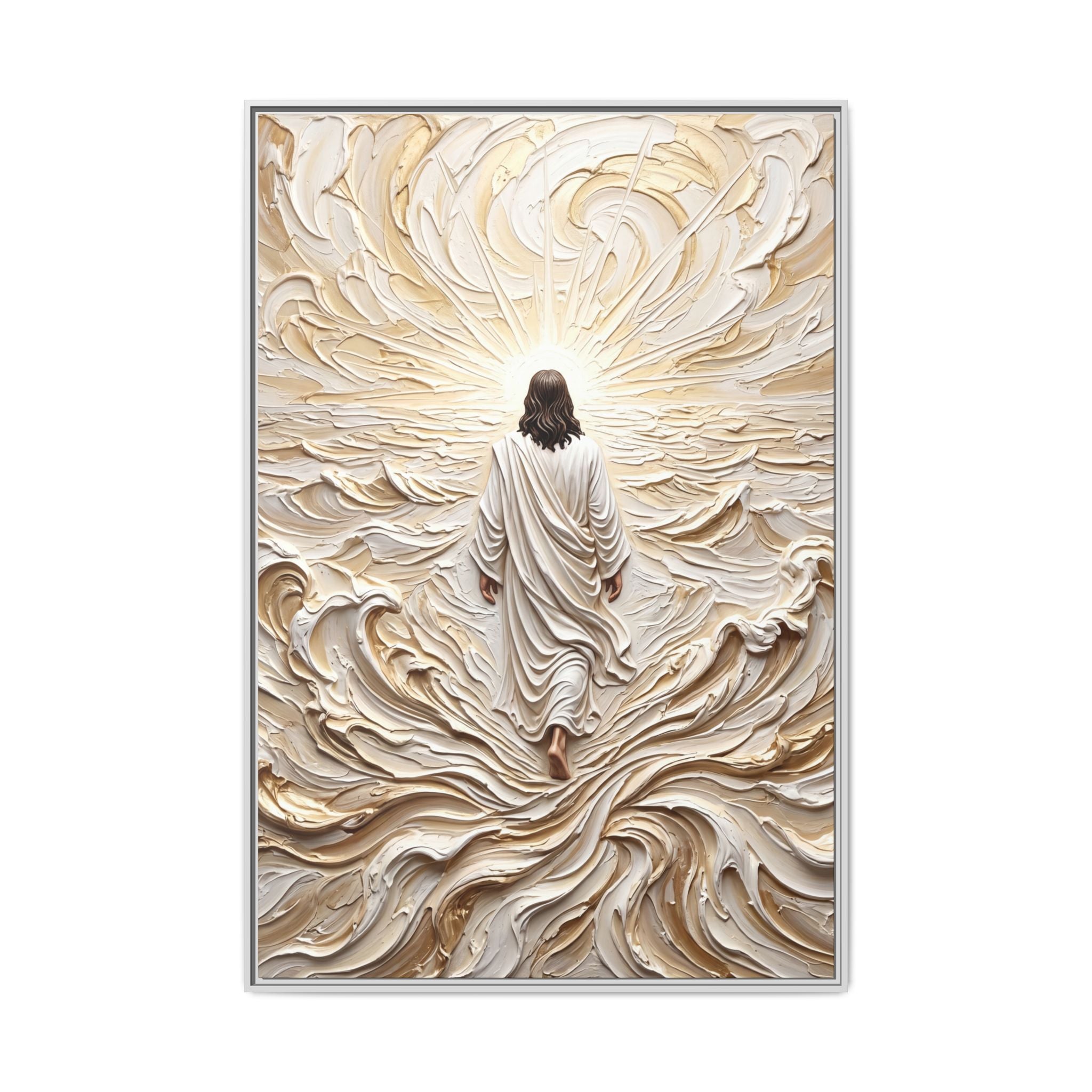 Surrendered in Prayer – Framed Canvas