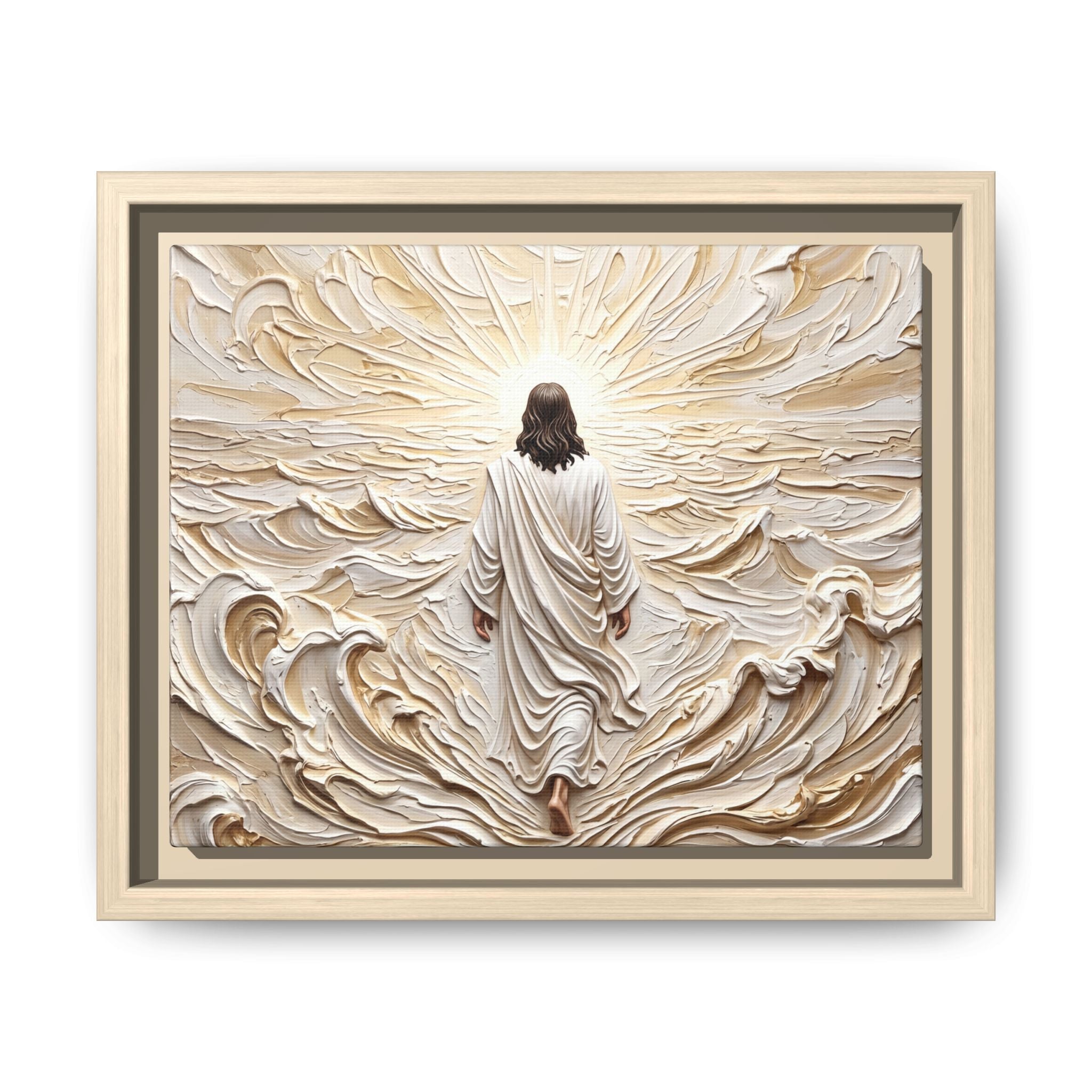 Surrendered in Prayer – Framed Canvas