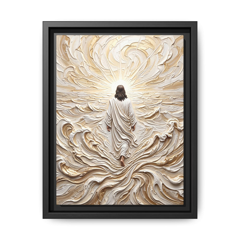Surrendered in Prayer – Framed Canvas