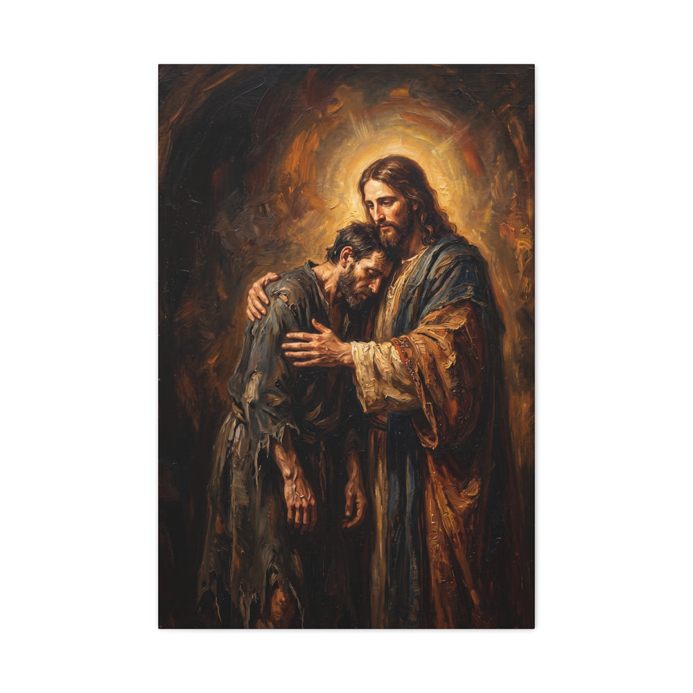 The Embrace of Christ – Canvas