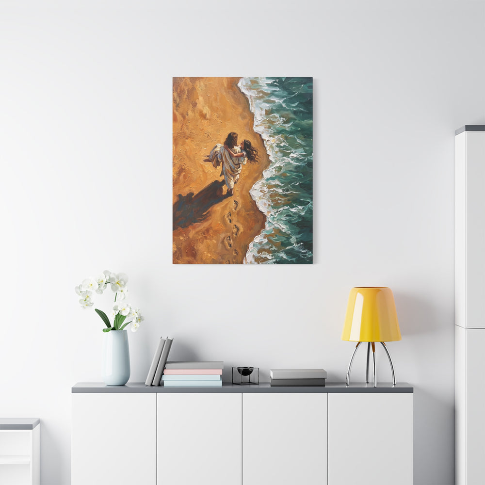 Carried in His Arms – Canvas