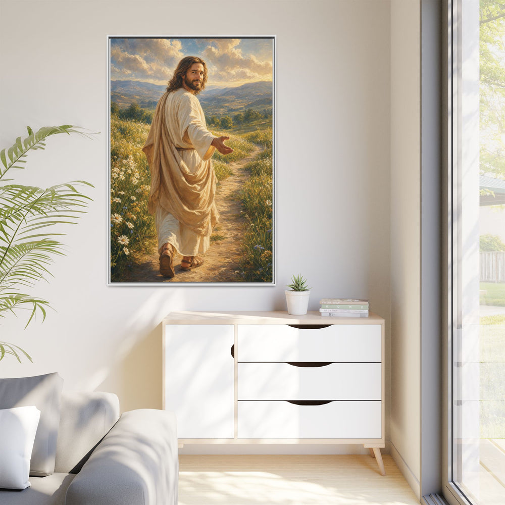 The Good Shepherd – Framed Canvas