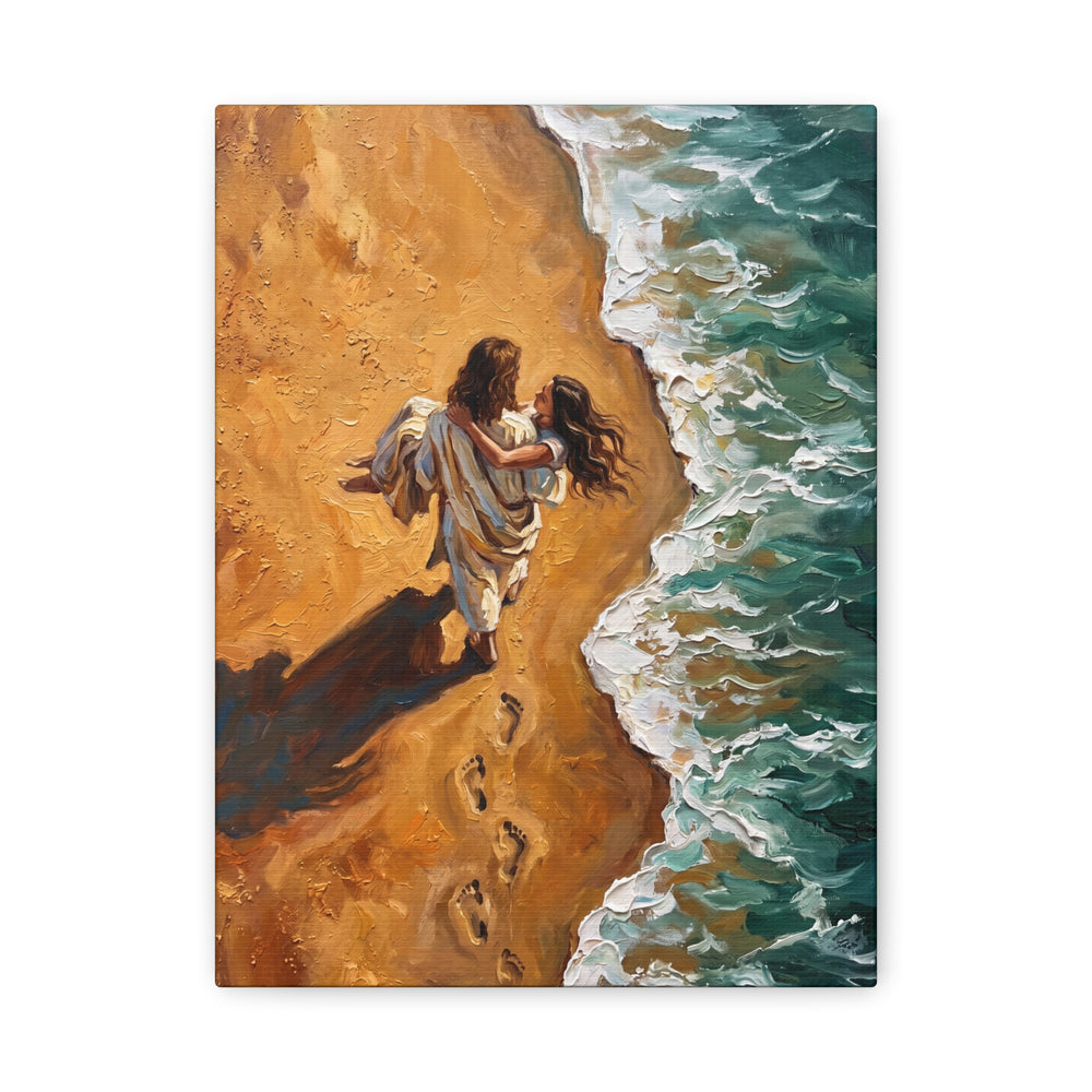 Carried in His Arms – Canvas