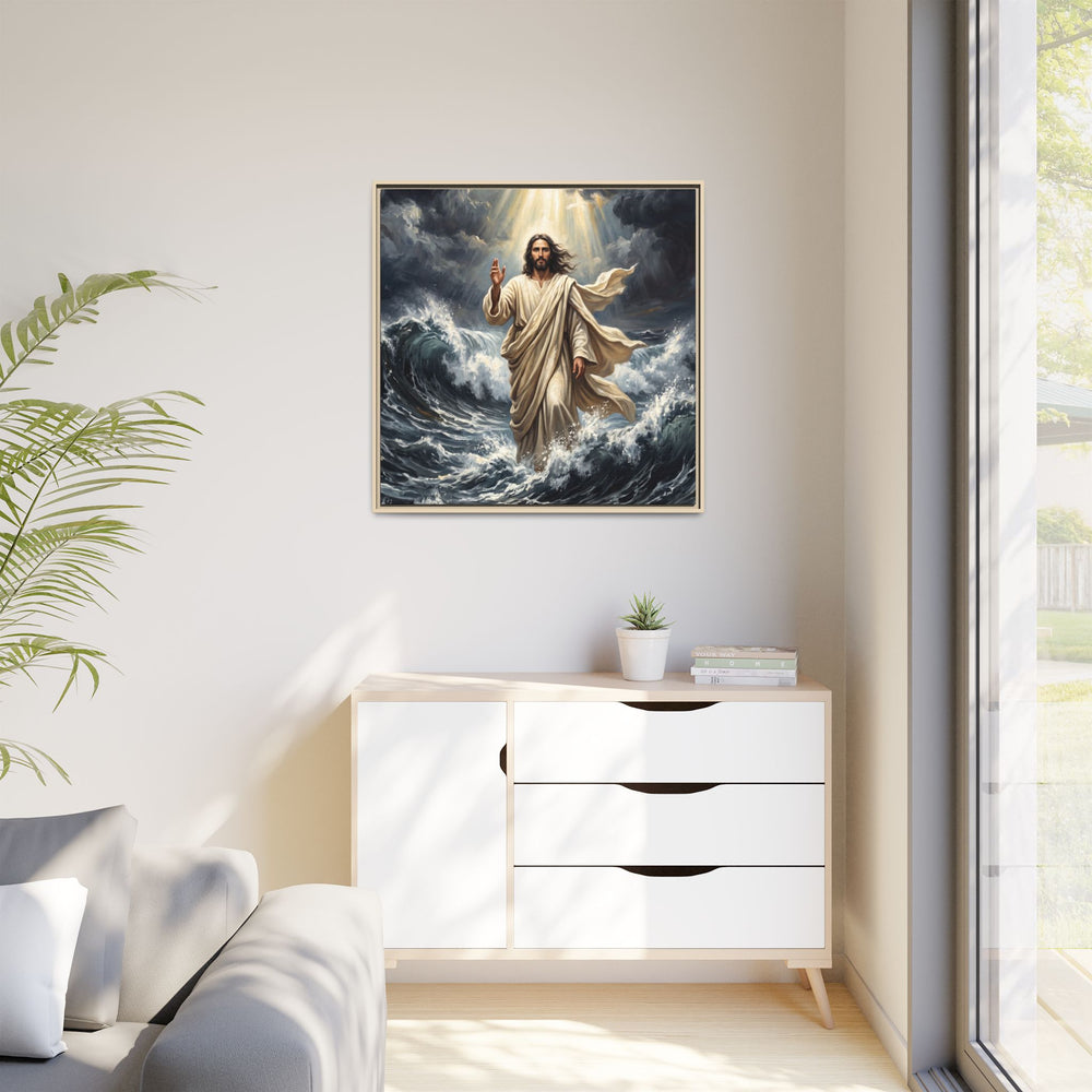 Master of the Storm – Framed Canvas