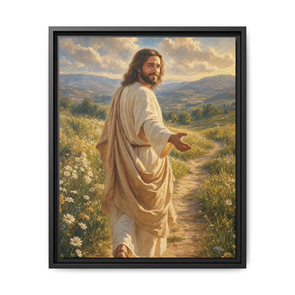 The Good Shepherd – Framed Canvas