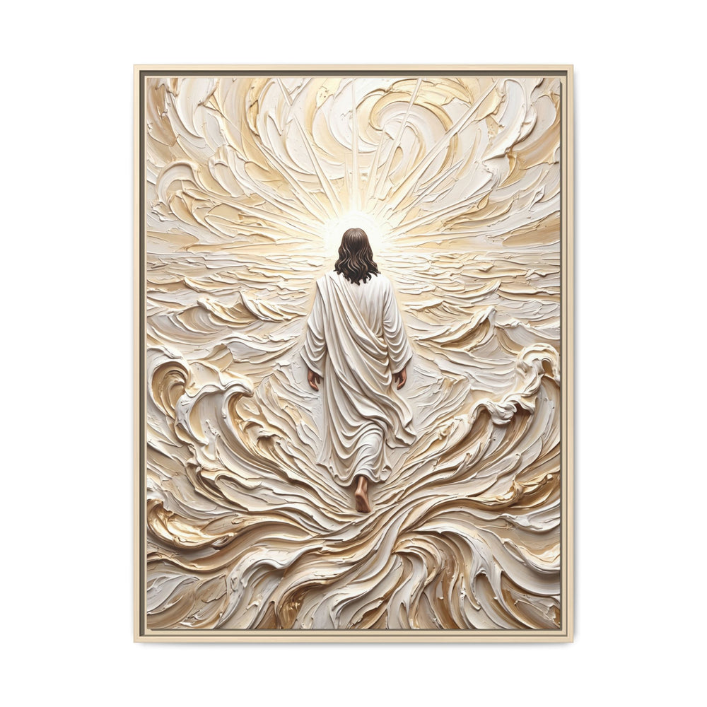 Surrendered in Prayer – Framed Canvas