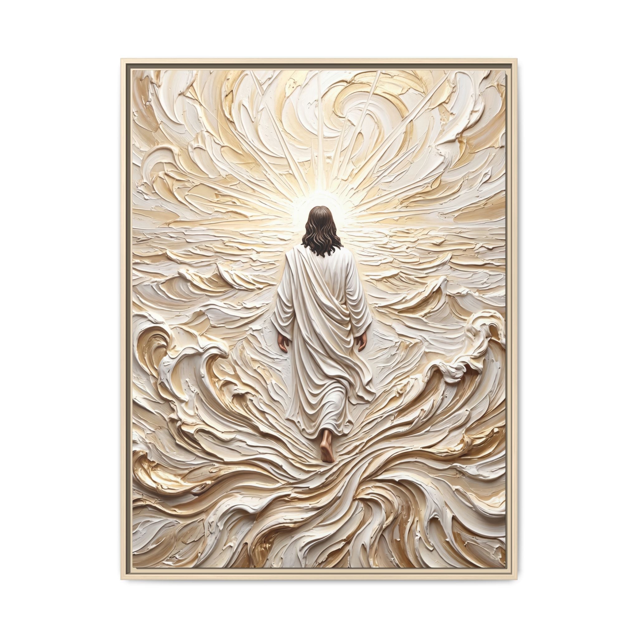 Surrendered in Prayer – Framed Canvas