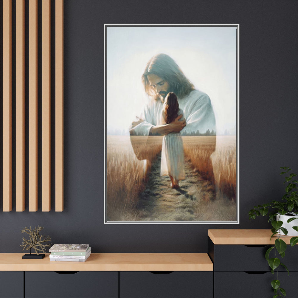 Peace, Be Still – Framed Canvas