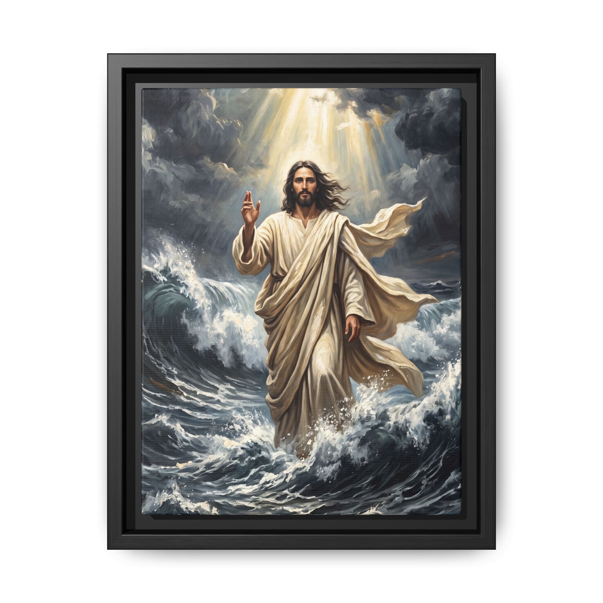 Master of the Storm – Framed Canvas