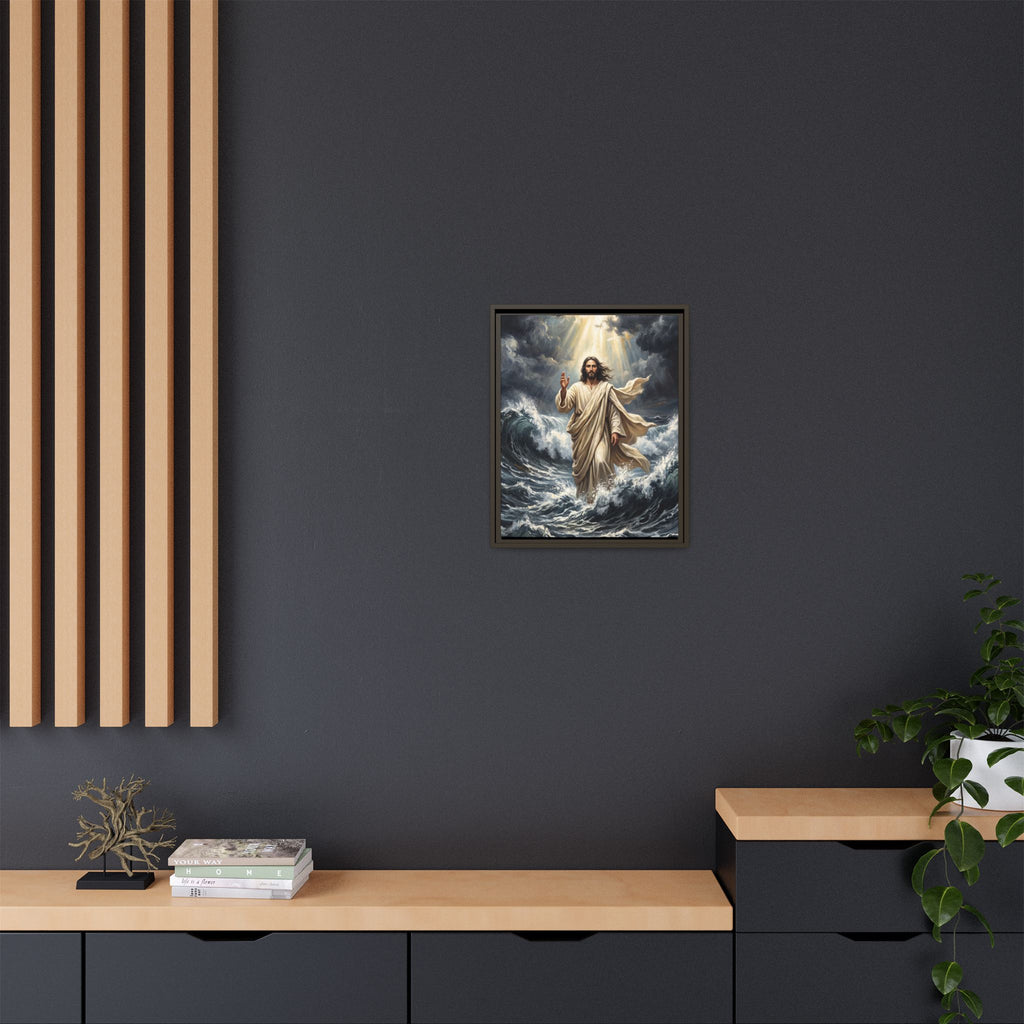 Master of the Storm – Framed Canvas